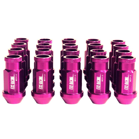 Exoracing Purple Wheel Nuts Forged Aluminium, Set of 20 - M12X1.5 - torquegt