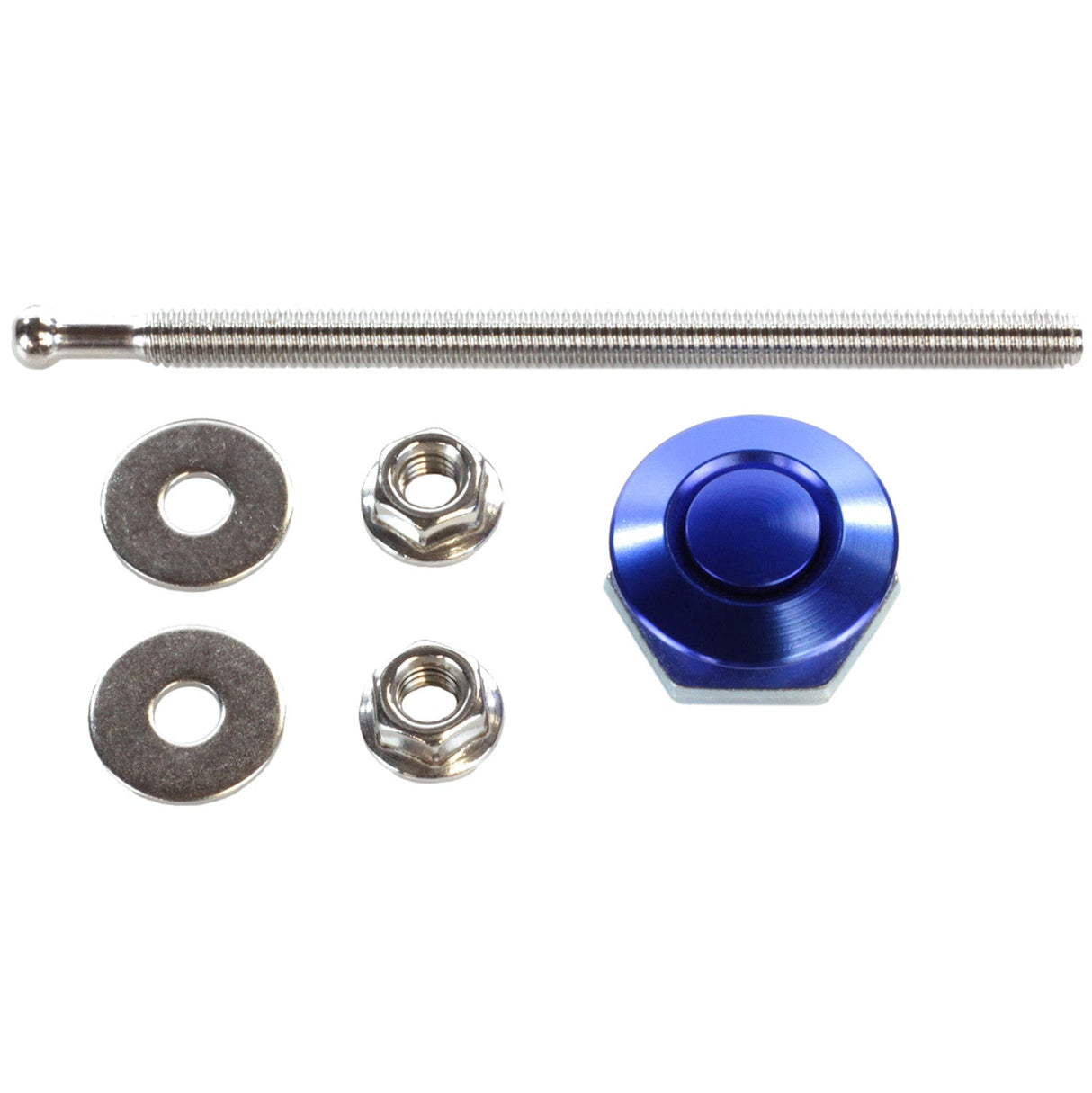 Exoracing Quick Release Button Blue 25mm Long - torquegt