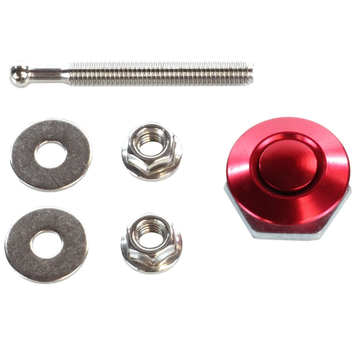 Exoracing Quick Release Button Red 25mm Short - torquegt