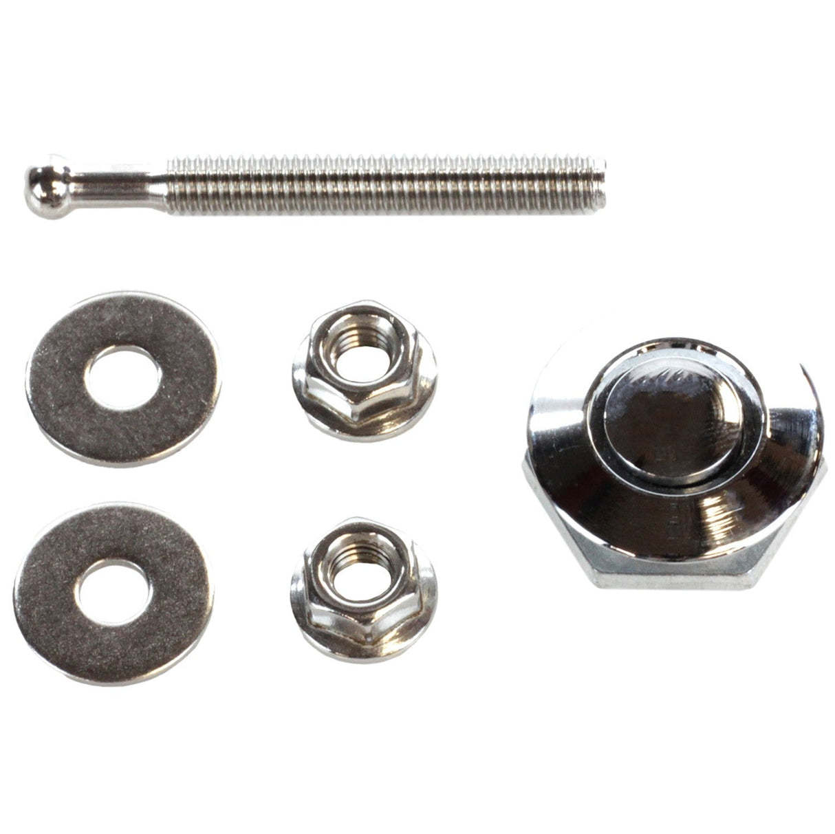 Exoracing Quick Release Button Silver 25mm Short - torquegt