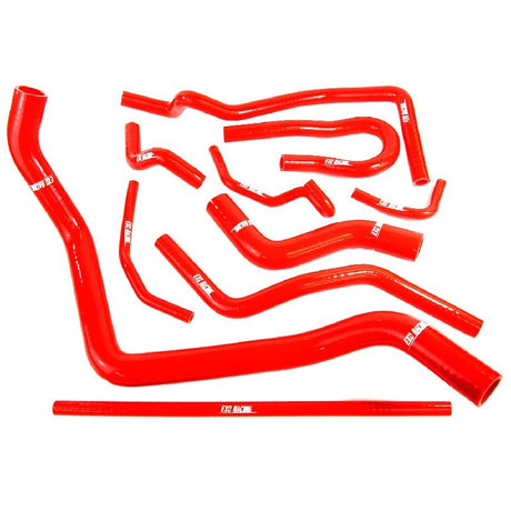 Exoracing Red Silicone Hose Kit For Honda Civic D15 D16 10pc - torquegt