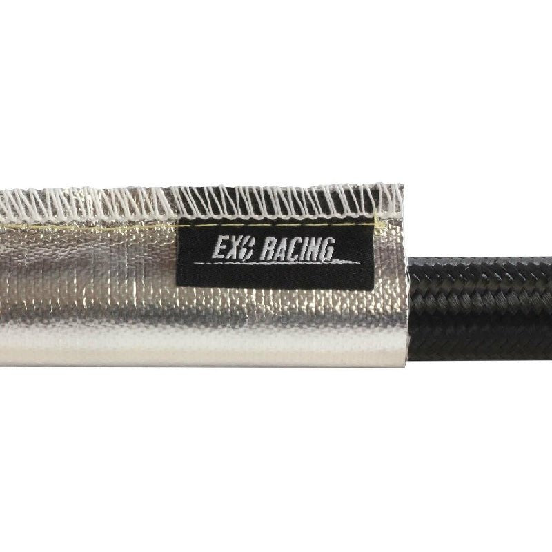 Exoracing Silver Sewn Heat Sleeve 20mm x 0.5m - torquegt