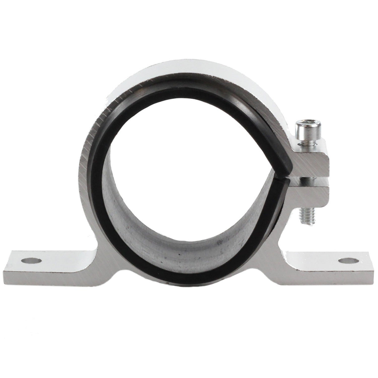 Exoracing Silver Single Fuel Pump Bracket 60mm - torquegt