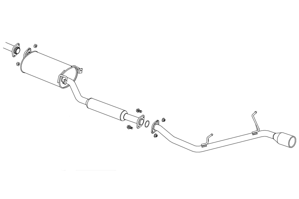 Fujitsubo A-S Exhaust - Mitsubishi Delica D:5/Roadest CV4W/5W/2W