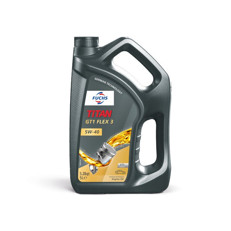 Fuchs Titan GT1 Flex 3 5W40 Fully Synthetic Oil - 5 Litres - torquegt
