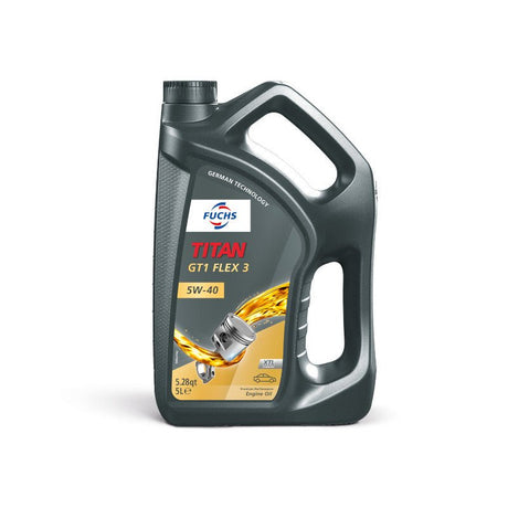 Fuchs Titan GT1 Flex 3 5W40 Fully Synthetic Oil - 5 Litres - torquegt