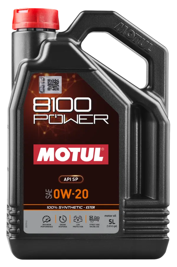 Motul 8100 Power Engine Oil - 0W20 5L