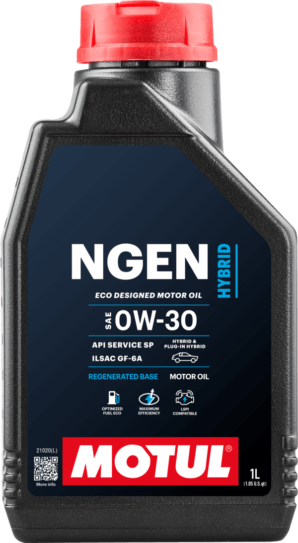 Motul Ngen Hybrid Engine Oil - 0W30 1L