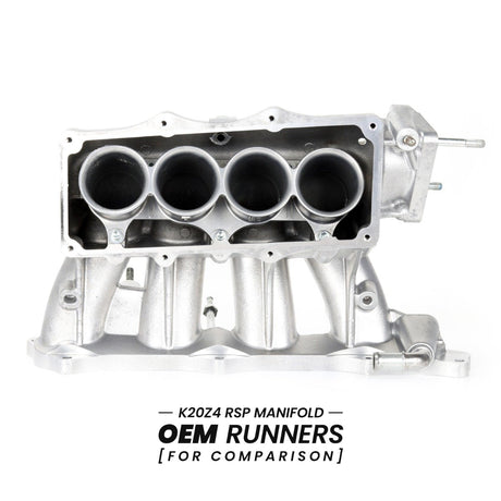 T7Design Honda K20Z4 RSP Inlet Manifold Velocity Stack - Raw Billet