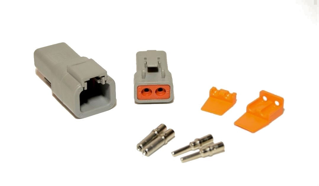 Haltech DTP-2 Connector Plug and Pins Set (25 Amp)