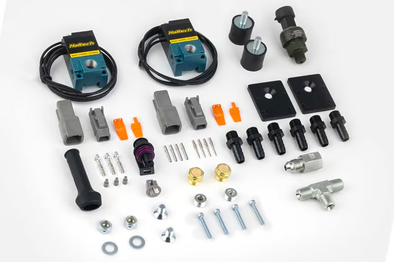Haltech CO2 Boost Control Dual Solenoid & Pressure Sensor Kit