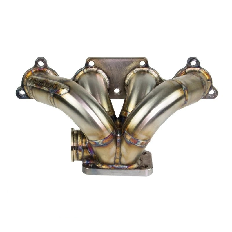 SpeedFactory Racing Stainless Steel Turbo Manifold Mini Ram Style D Series T3 Flange W 38-40Mm 2 Bolt Wg