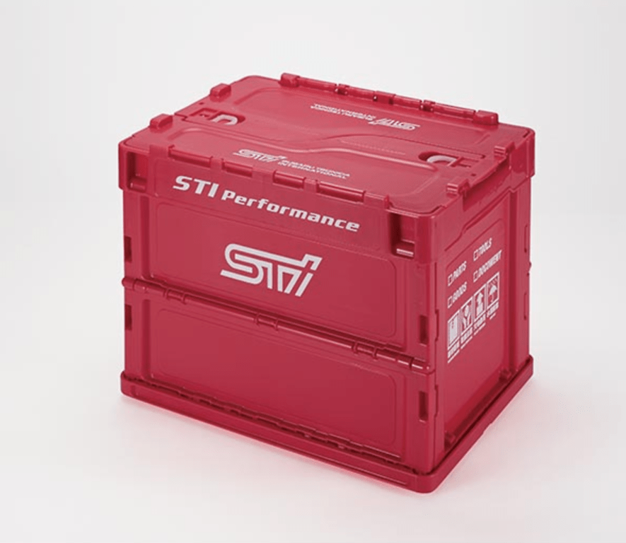 Subaru STI Performance Storage Container - Red