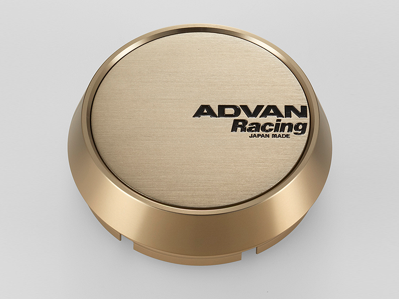 Advan Alloy Wheel Centre Cap, ϕ73, Middle Type for 114.3 / 120 PCD - Light Gold Alumite