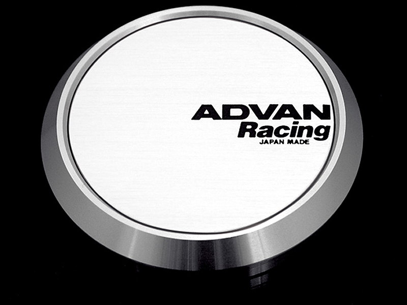 Advan Alloy Wheel Centre Cap, ϕ73, Flat Type for 114.3 / 120 PCD - White