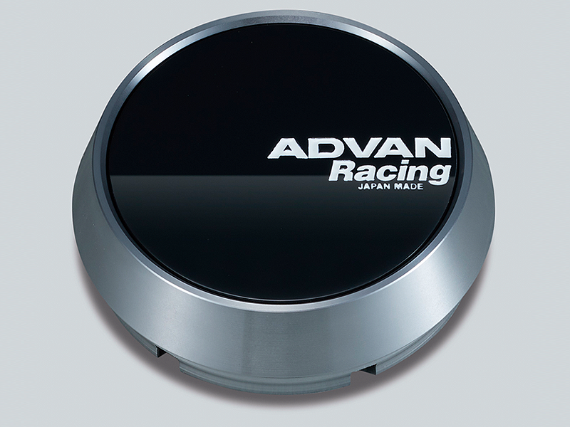 Advan Alloy Wheel Centre Cap, ϕ73, Middle Type for 114.3 / 120 PCD - Gloss Black