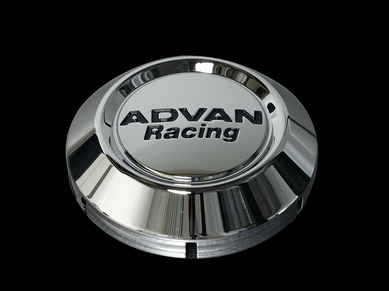 Advan Alloy Wheel Centre Cap, ϕ73, Low Type for 114.3 / 120 PCD - Chrome
