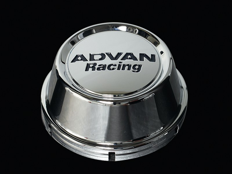 Advan Alloy Wheel Centre Cap, ϕ73, High Type for 114.3 / 120 PCD - Chrome