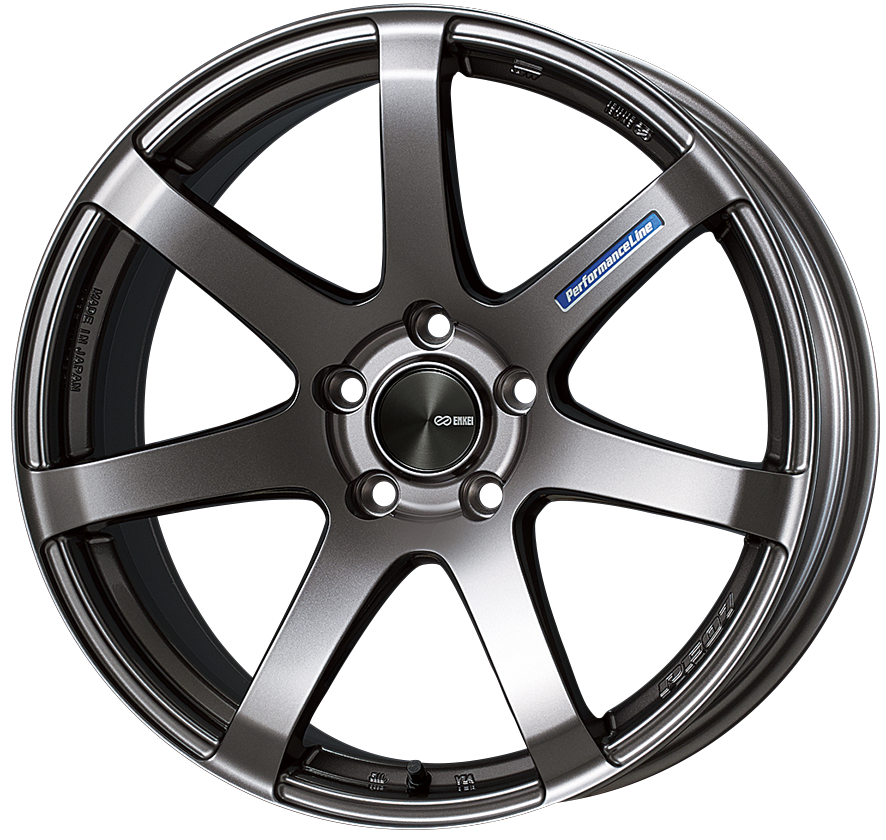 Enkei PF07 Alloy Wheel - 16x6.5 ET53 4x100 Dark Silver