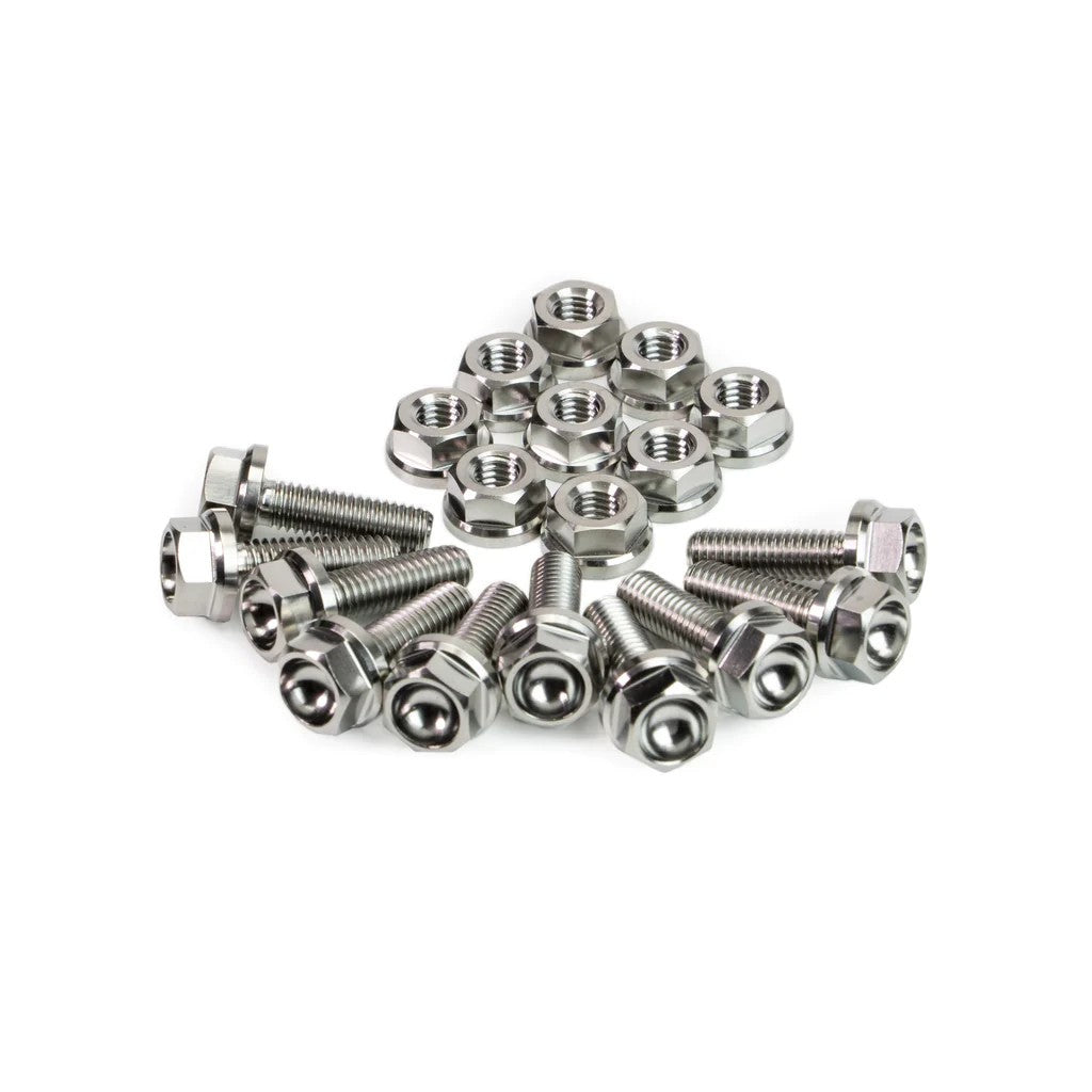 Kit de tornillería para cárter de aceite de titanio SpeedFactory Racing B/D/H sin procesar