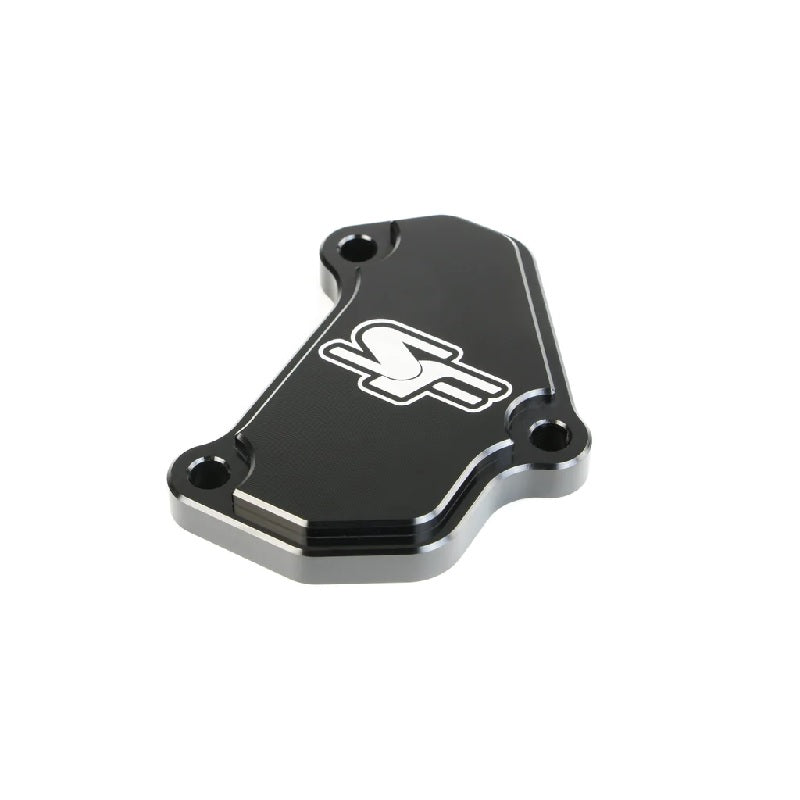 SpeedFactory VTEC Block Off Blanking Plate Billet B-Series Black With Titanium