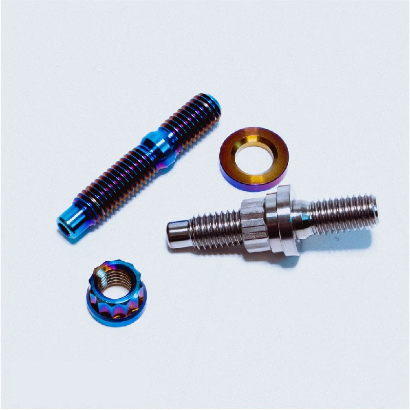 SpeedFactory Titanium Exhaust Or Intake Manifold Raw Stud Kit - M8X1.25 -10Pcs For F20C/F22C S2000 Cylinder Head