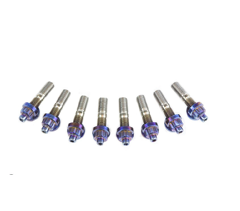 SpeedFactory Titanium Exhaust Manifold Burnt Kit For Toyota Mr2 Celica 8pc