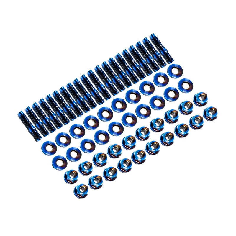 SpeedFactory B/D/F/H-Series Burnt Titanium Oil Pan Stud Kit 20Pcs