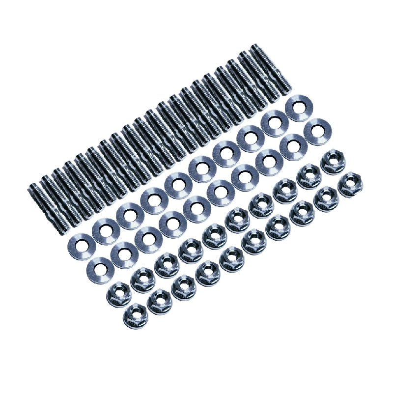 SpeedFactory B/D/F/H-Series Raw Titanium Oil Pan Stud Kit 20Pcs