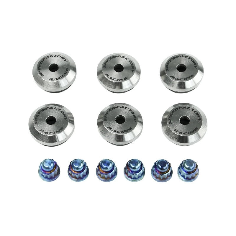 SpeedFactory Titanium Valve Cover Hardware Raw Kit K-Series