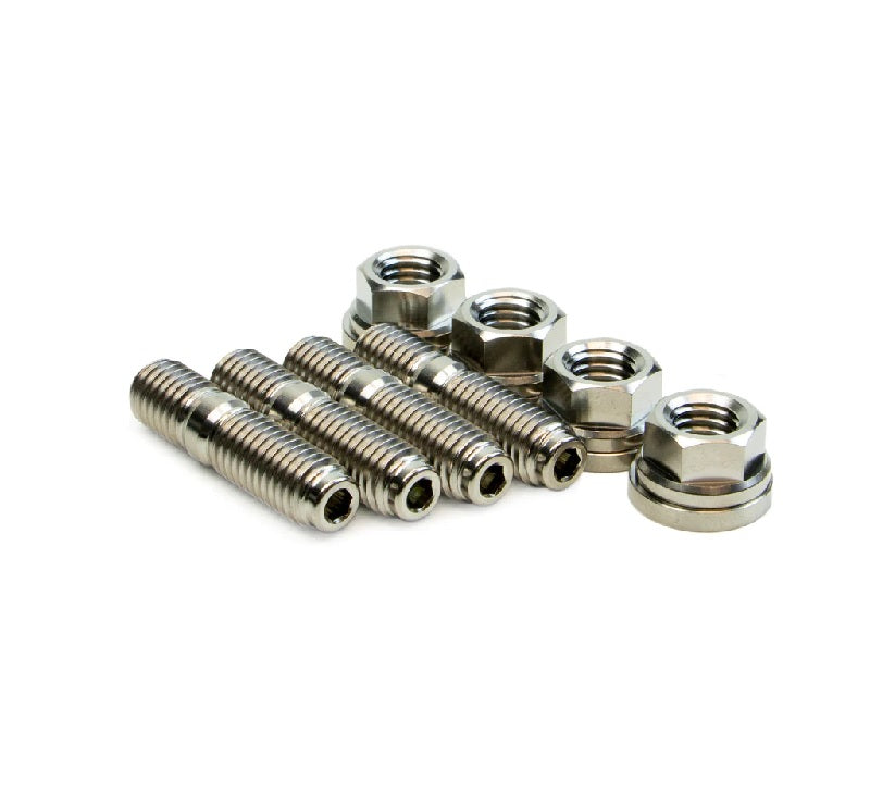 SpeedFactory Racing Titanium Turbo to Manifold Stud Kit Raw 4pc