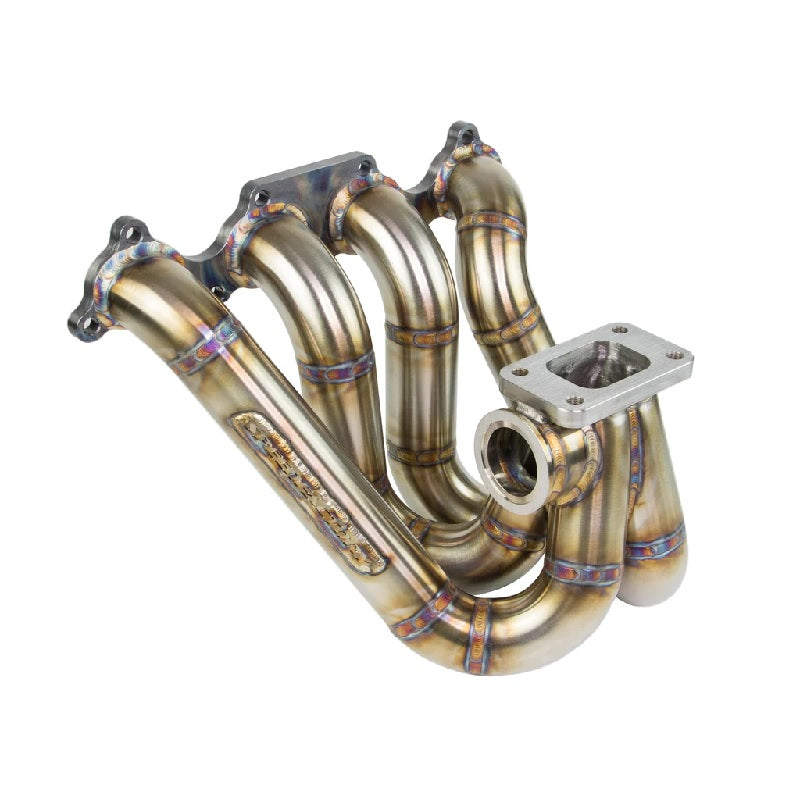 SpeedFactory Racing Top Mount Turbo Manifold T4 Open,  Single 60mm Tial Wastegate Flange