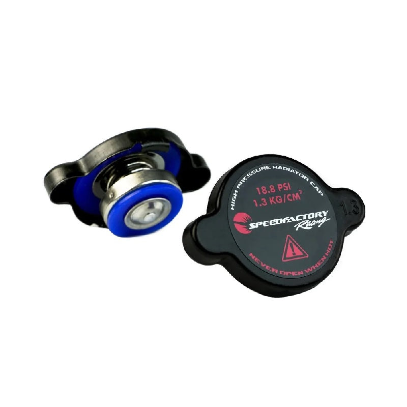 SpeedFactory Black Radiator Cap High Pressure 18.8 Psi Type A