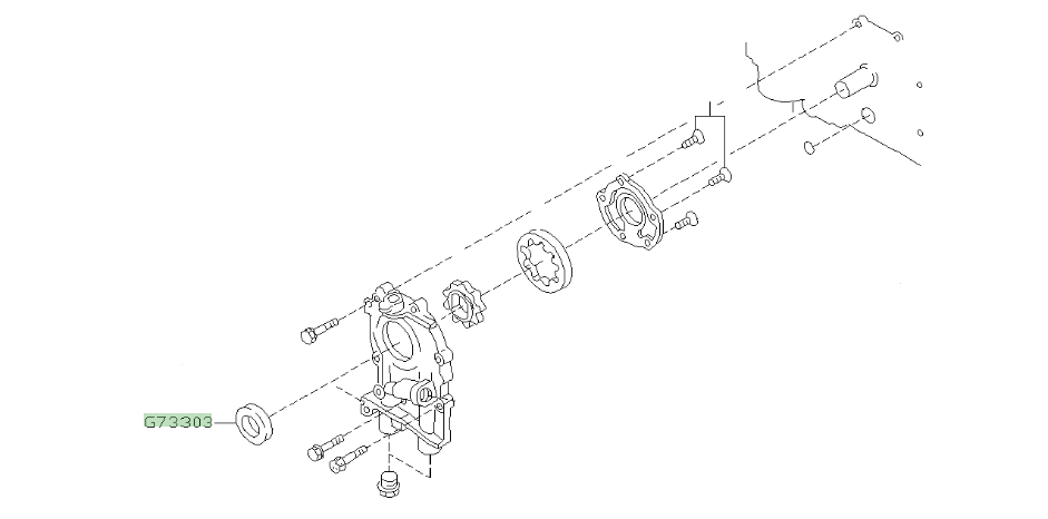 Subaru Crank Front Main Oil Seal