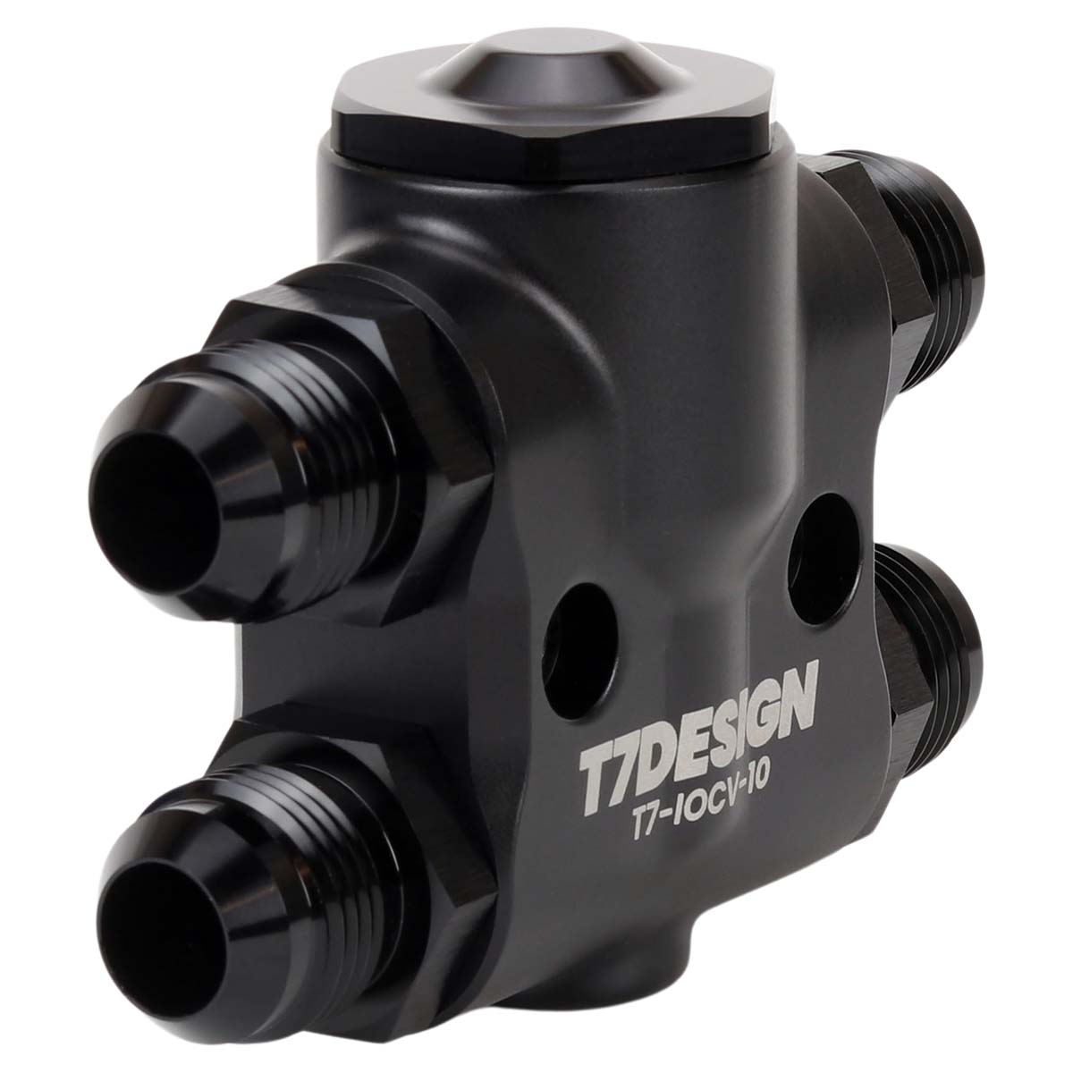 T7Design High Flow Inline Oil Control Thermostat ORB10 AN10 82c
