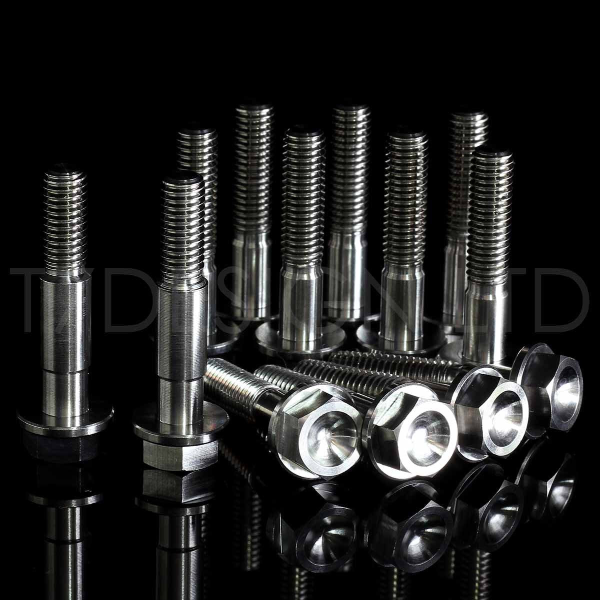 T7Design Honda K20 K24 Titanium Timing Chain Cover Bolt Kit