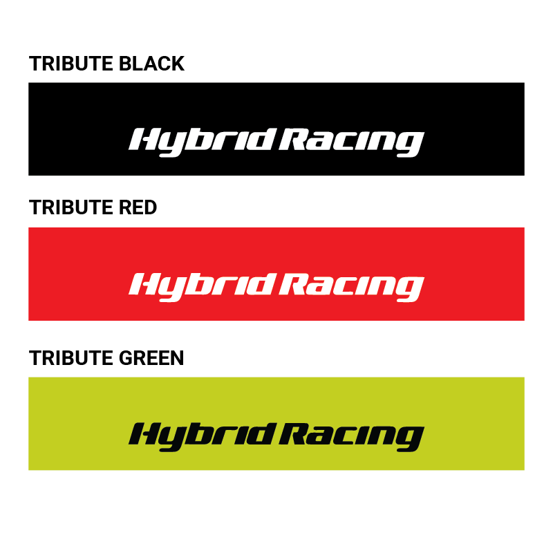 Hybrid Racing Tribute Sunstrip-Red