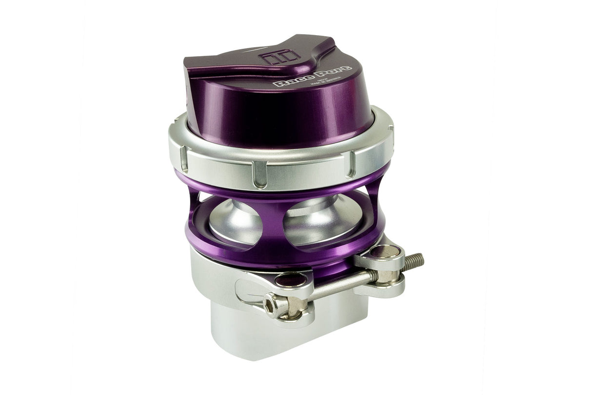 Válvula de descarga Turbosmart Raceport, color morado, quinta generación
