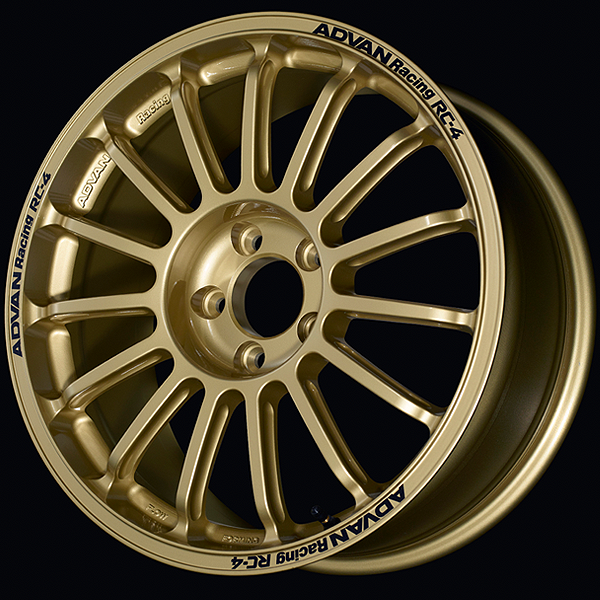 Advan RC-4 Tarmac Alloy Wheel - 18x8.5 ET35 5x114.3 Rally Gold