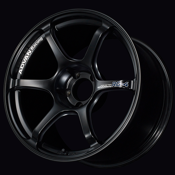 Advan RG-4 Alloy Wheel - 17x7.5 ET45 5x100 Semi Gloss Black