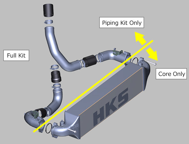 HKS Intercooler and Piping Kit - Civic Type R FL5 K20C (2022-)