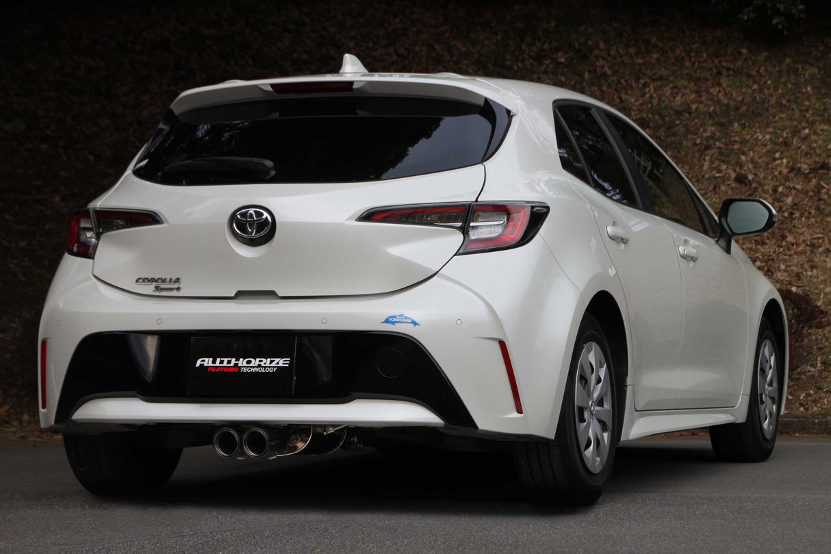 Fujitsubo A-RM+C Exhaust - Toyota Corolla Sports 1.2 Turbo 2WD NRE210H
