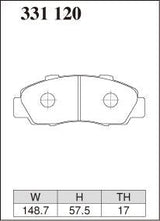 Dixcel RA Type Brake Pads - Front - DC2 (98) EK9 NSX CH1 ATR MB6