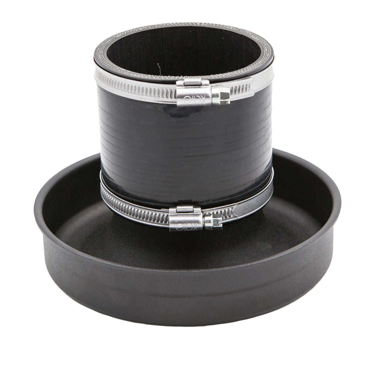 Ramair 90mm Aluminium Velocity Stack with Silicone Coupler (3.5inch)