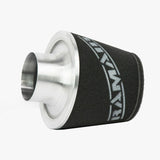 Ramair Ramair Large Foam Filter Aluminium Base 100mm (3.9inch) OD SIlver