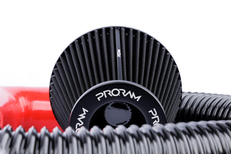 Ramair Performance Pleated Induction Kit for VW MK5 Golf R32 3.2 V6  - Red Hoses