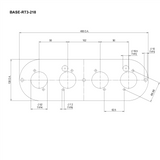 Ramair Twin Carb Air Filter With Baseplate Lotus Twin Cam 1558cc 100mm Internal Height