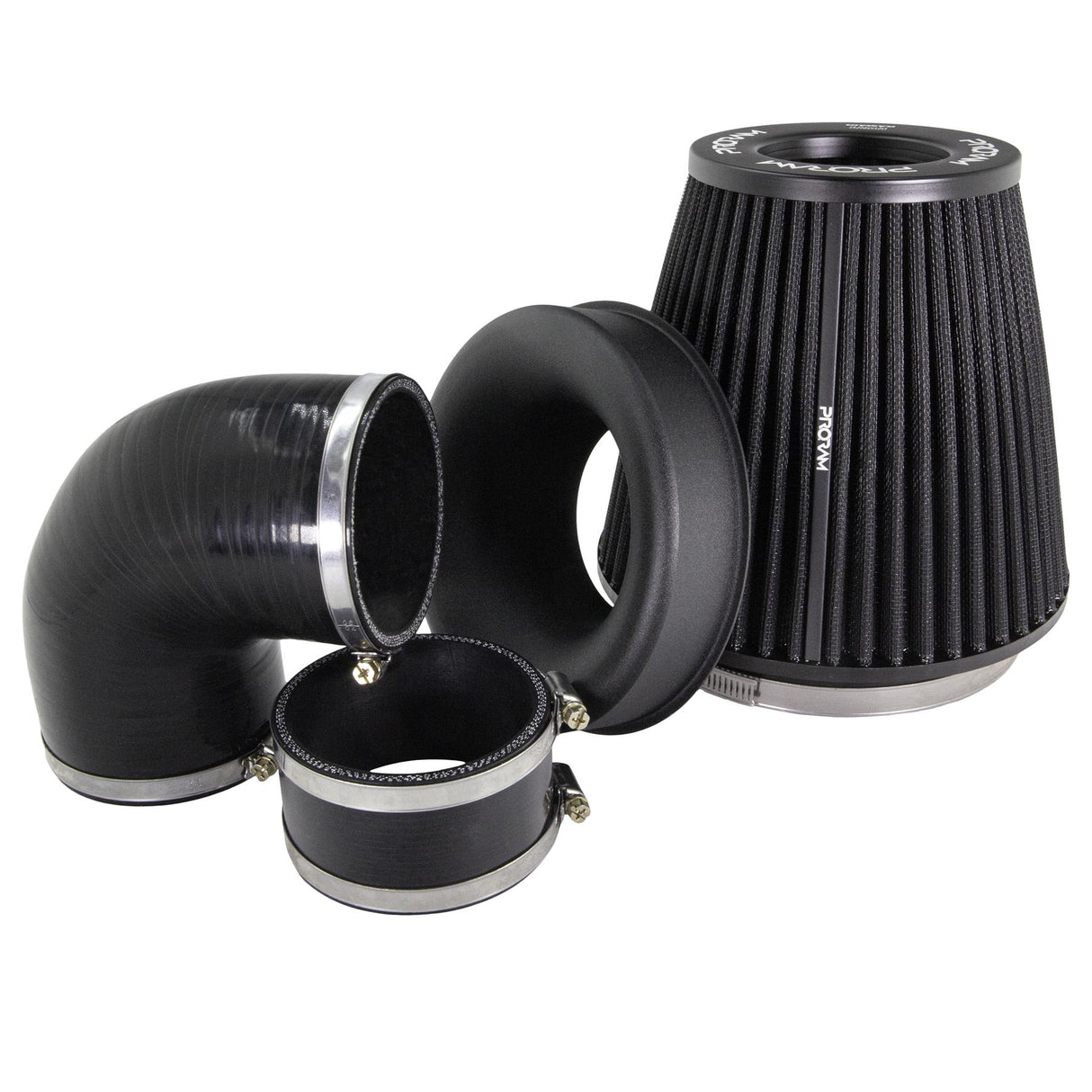 Ramair Performance Pleated Induction Kit for MK2 Focus ST - Black Hoses