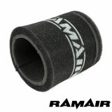 Ramair 2x Single Inlet Motorcycle Carb Sock Foam Air Filter 102mm