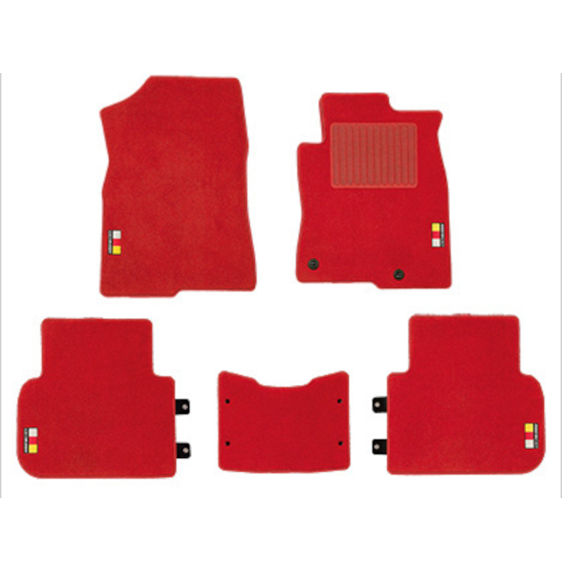 Juego de alfombrillas deportivas Mugen, color rojo - Civic Type R FL5 (RHD)